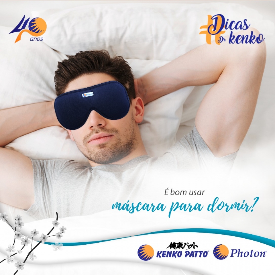 É bom usar máscara para dormir?