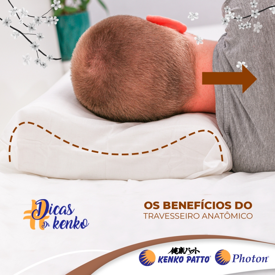 Os benefícios do travesseiro anatômico