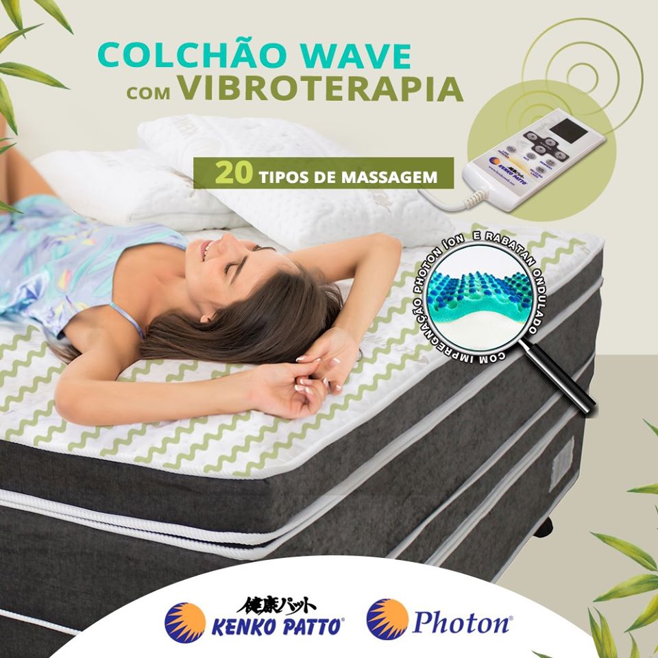 Colchão Wave com vibroterapia