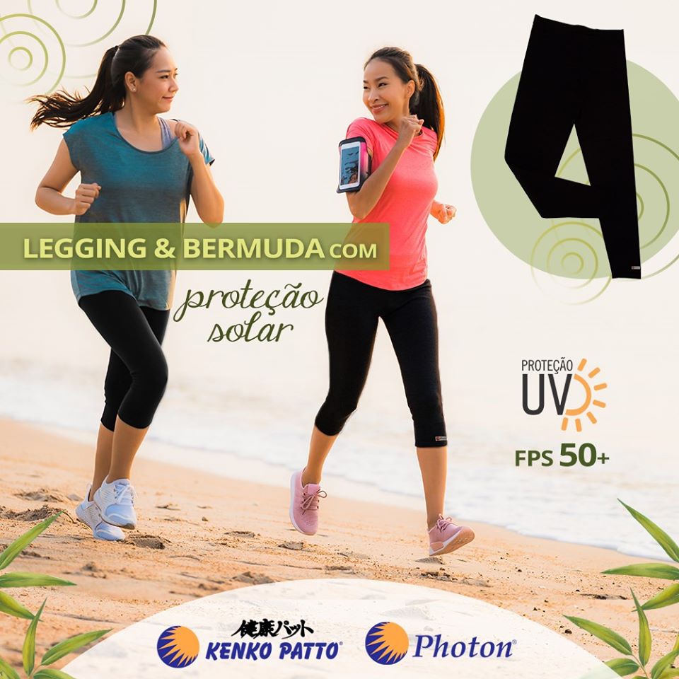 Legging & Bermuda com proteção solar