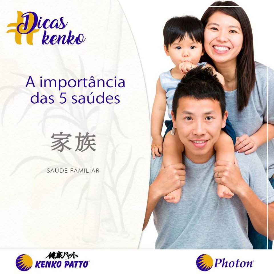 A frase “A família é a base de tudo” é levada a sério dentro da filosofia das 5 Saúdes.