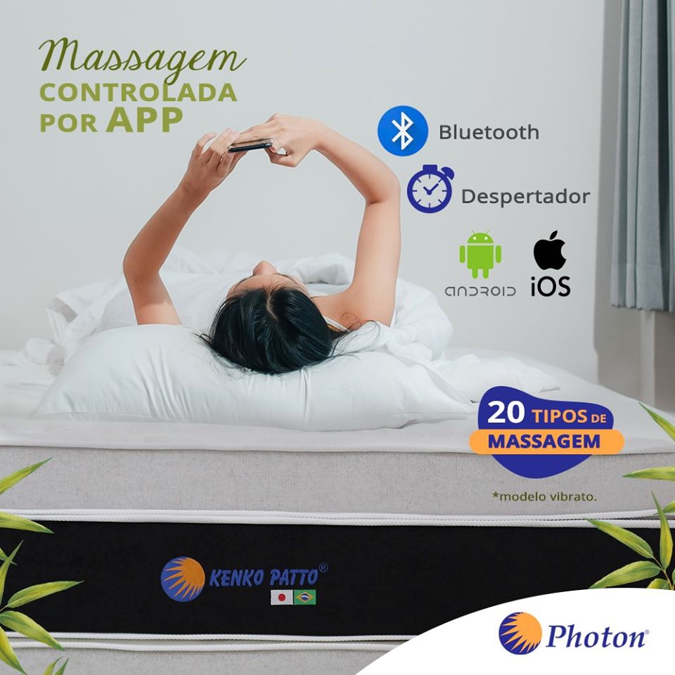 Massagem controlada por APP