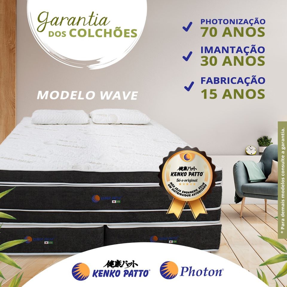 Garantia dos colchões - Modelo Wave